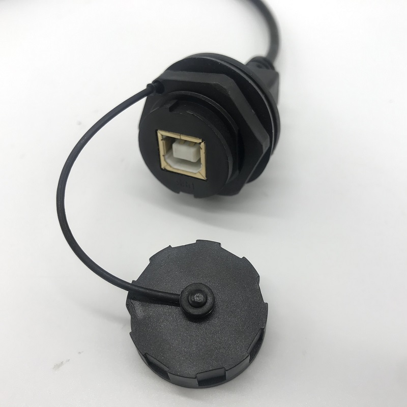 USB B Waterproof Connector 