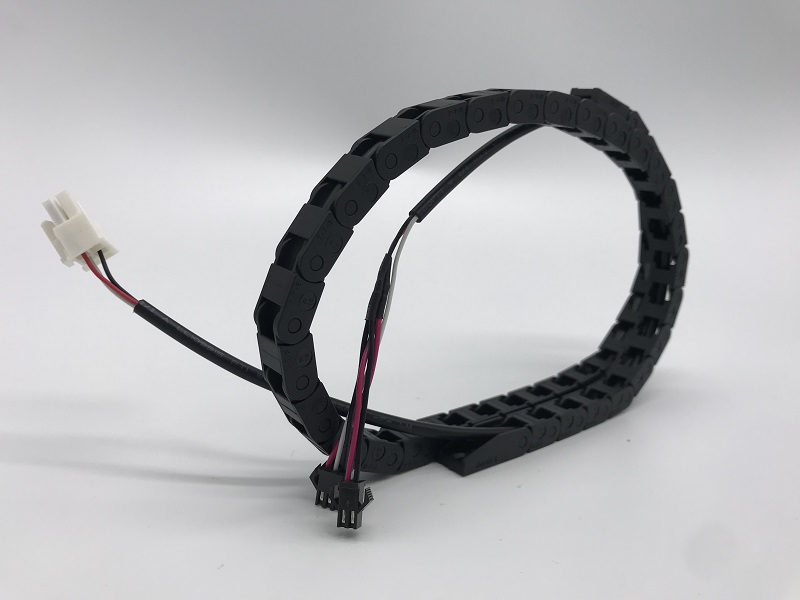 wire harness with cable track