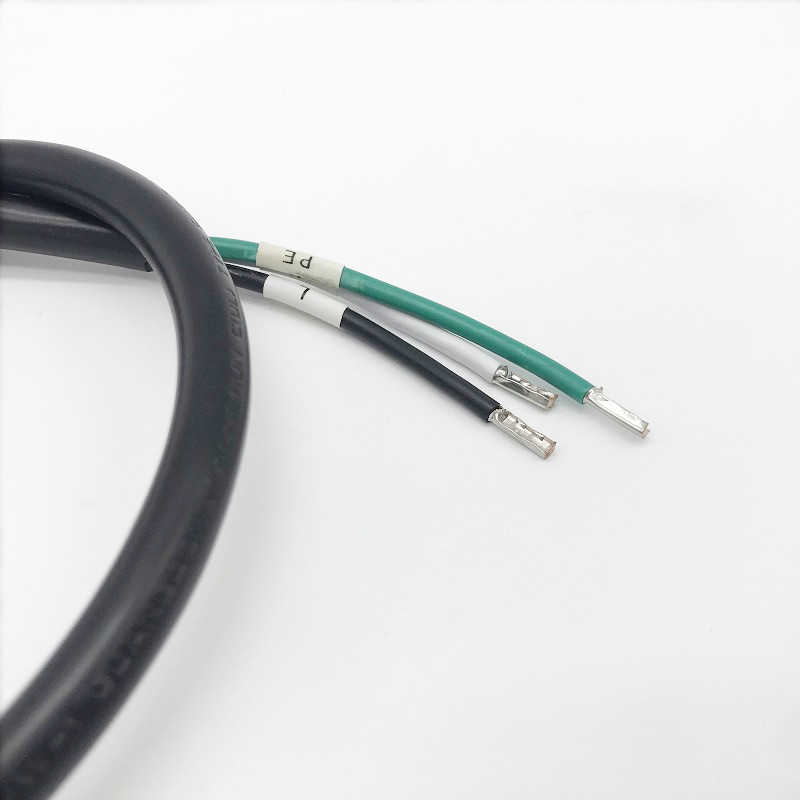 Non-inuslated cord end terminal wire 