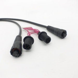 Waterproof M12 5 Pin 8 Pin Cable Connector Male to Female