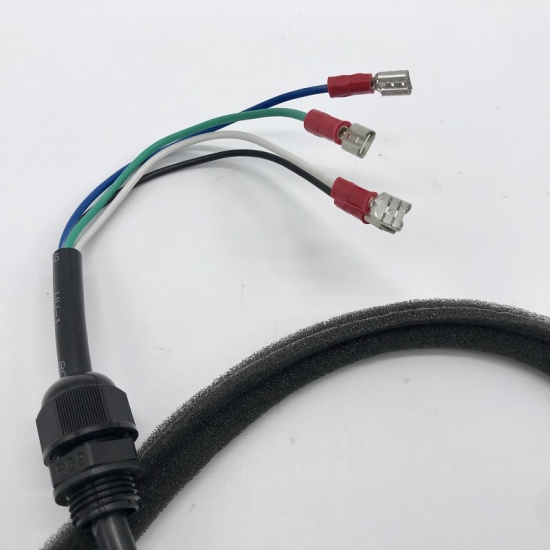 Electric Wire Harness with Connector and Terminal