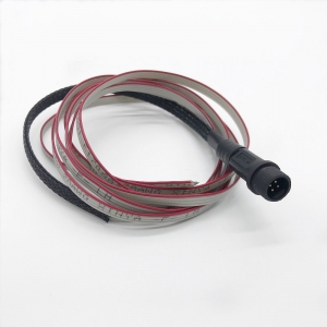 Braided Sleeving 4 Pin Connector Flat Cable Assembly