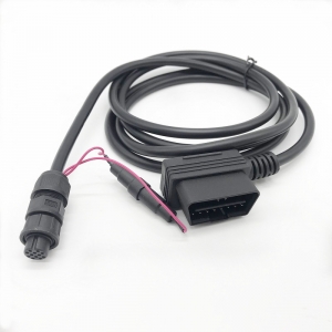 12 pin Waterproof Connector OBD Cable Harness