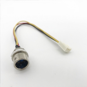 Waterproof Circular Connectors M12 Male Cable