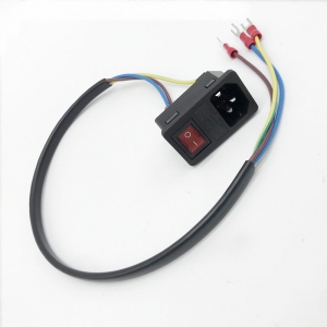 Wire Harness AC Inlet With C14十Fuse十Rocker Switch