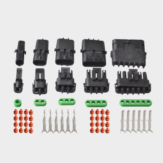 thumbnail image 2 of Delphi Metri-Pack 280 2-Pin Watertight Electrical Connector Kit – Nautical/Car 2 of 3